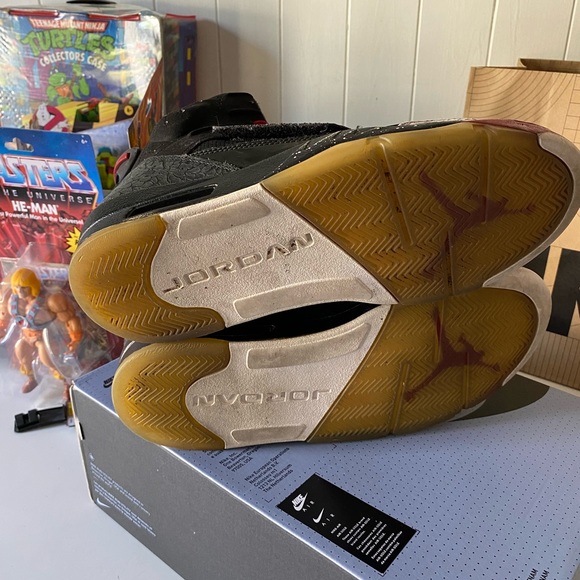 ๐ฅ Nike Air Jordan Son Of Mars Mid Low Bred Black Athletic Suede SZ 10!!!!! ๐ฑ - Picture 14 of 16